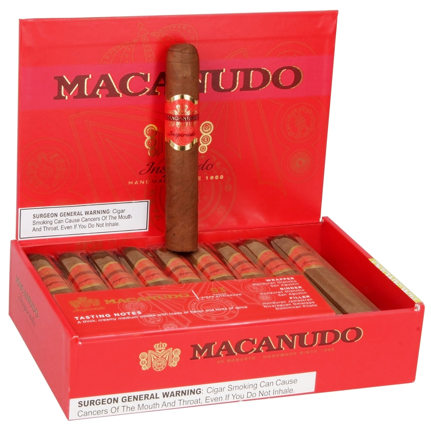 Macanudo Inspirado Honduras • Robusto