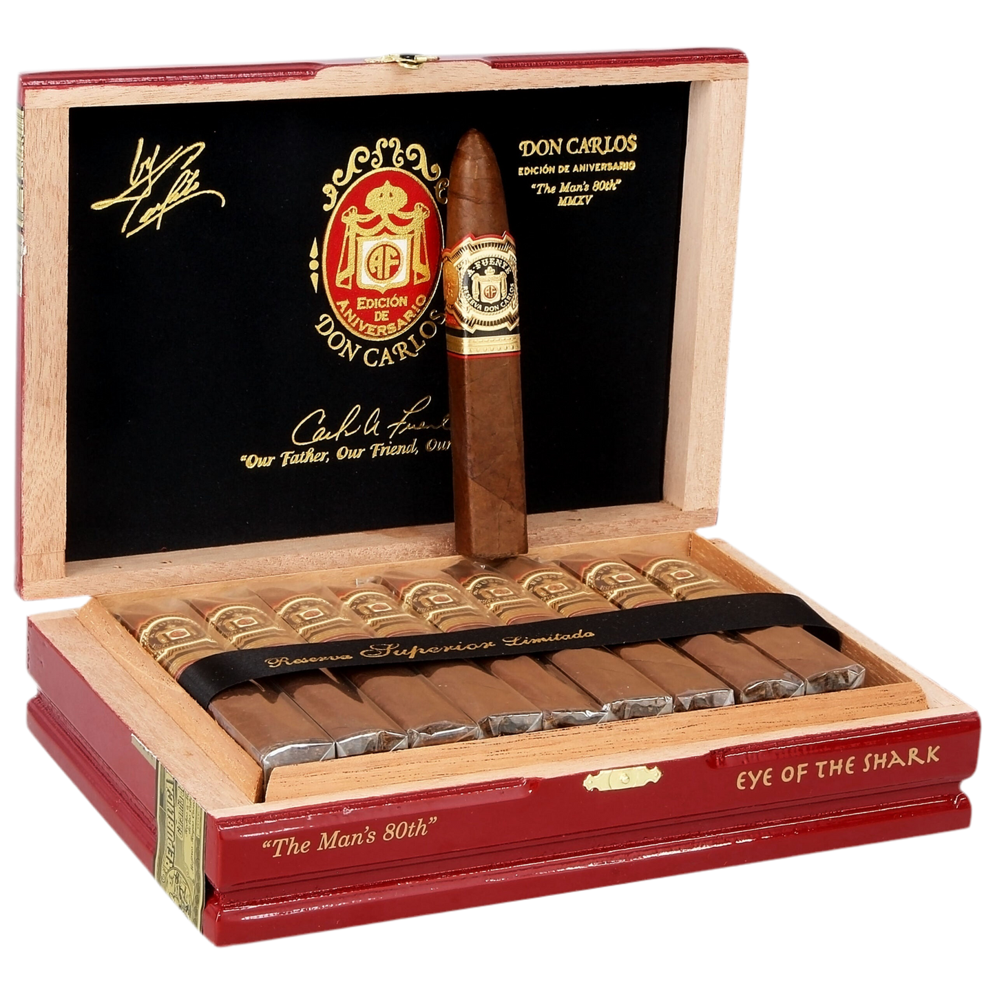 Arturo Fuente • Don Carlos The Man’s 80th • Eye of The Shark