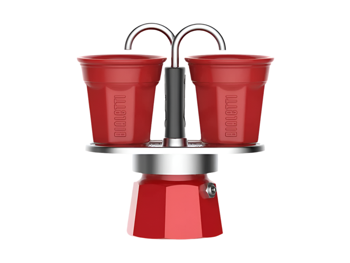 Bialetti • 2 Cups Mini Express RED Stovetop Espresso Maker