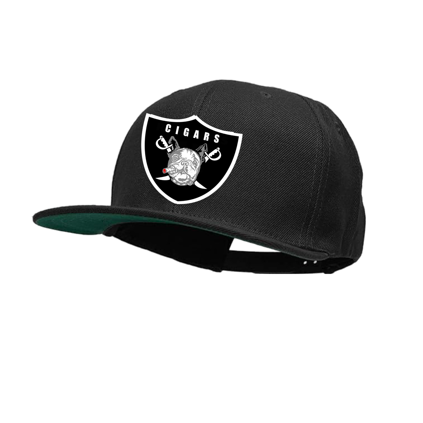 C4U • Cigar Logo Hats• Black