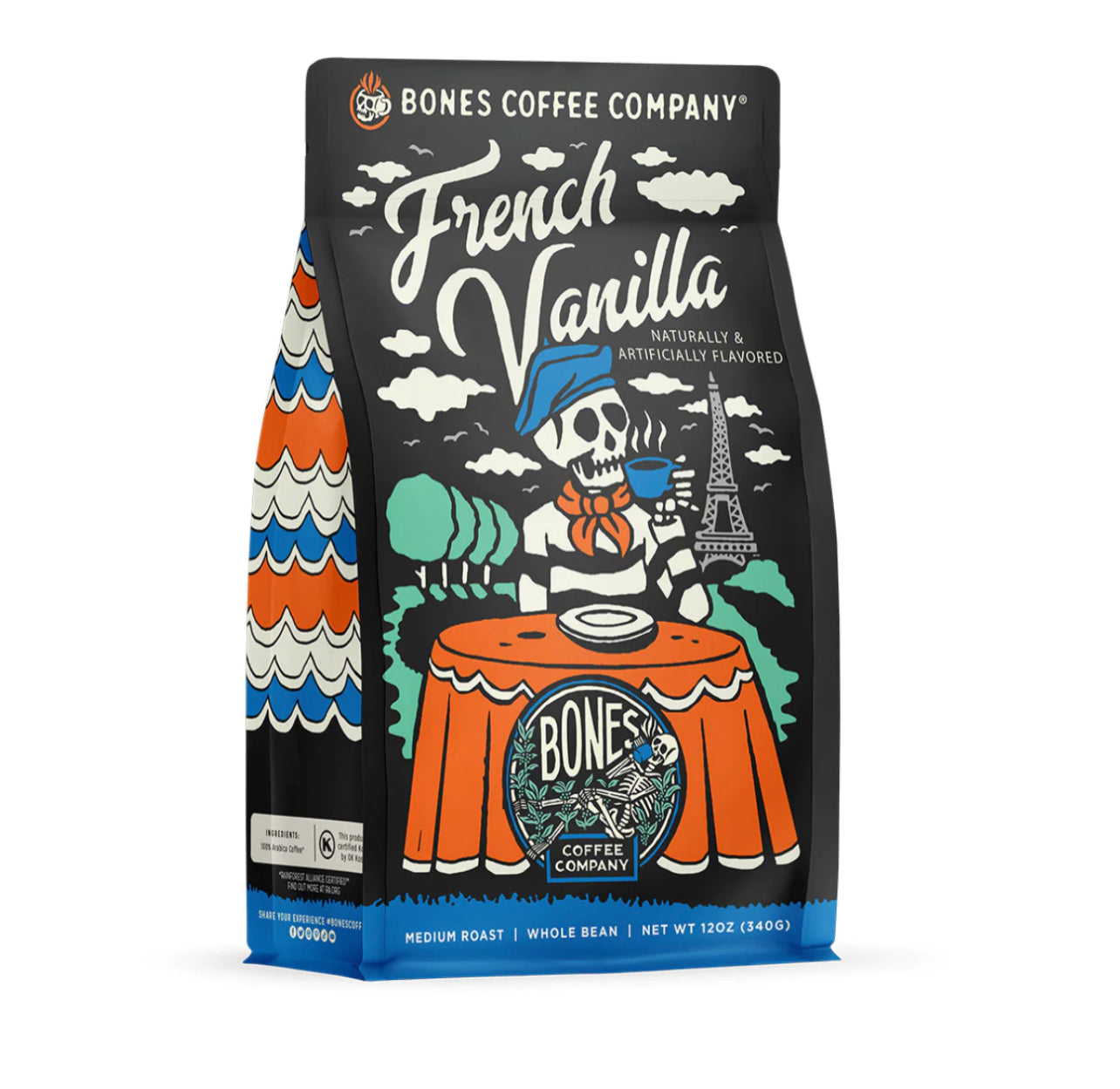 Bones Coffee Company • French Vanilla • 12oz