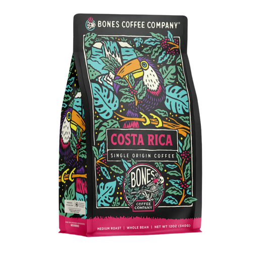 Bones Coffee Company • Costa Rica Single-Origin Coffee • 12oz