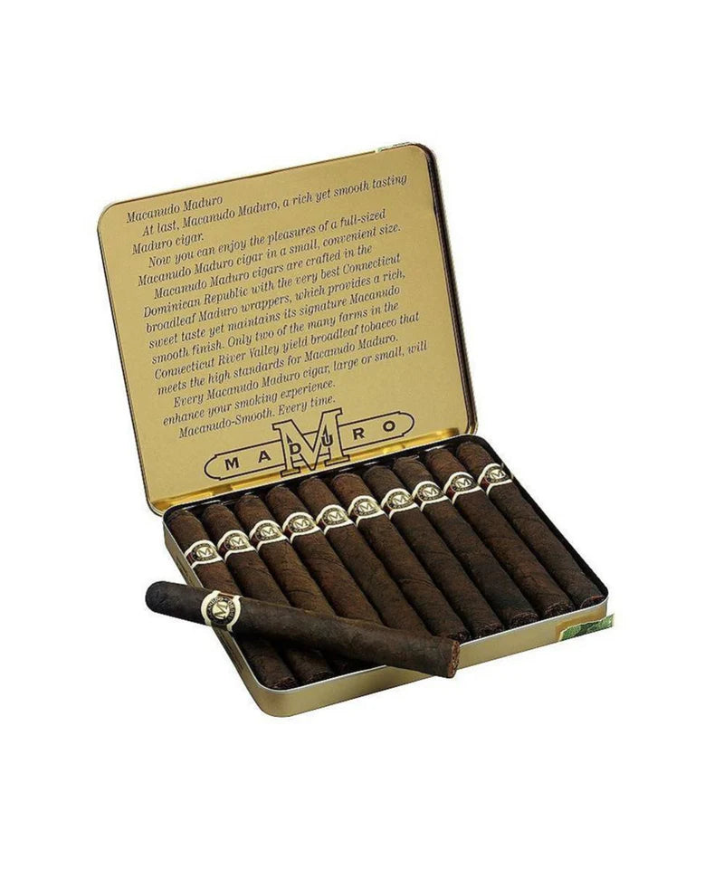 Macanudo • Maduro Ascots • 10pk – Cigars For You